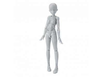 S.H. Figuarts Action Figure Body-Chan School Life Edition DX Set (Gray Color Ver.) 13 cm