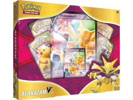 pokemon tcg alakazam v box cz