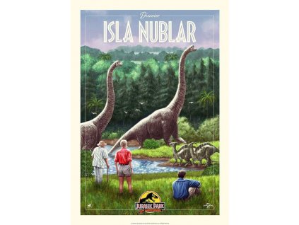 Jurassic Park Art Print 30th Anniversary Edition Limited Isla Nublar Edition 42 x 30 cm