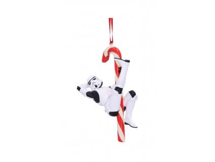 Original Stormtrooper Hanging Tree Ornament Candy Cane 12 cm