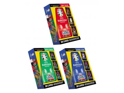 UEFA EURO 2024 Trading Cards Booster Tin Assortment (6)