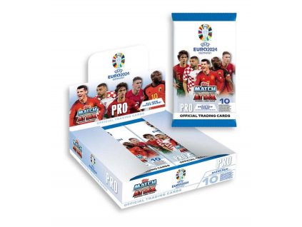 UEFA EURO 2024 Trading Cards Premium Pro Booster Display (10)