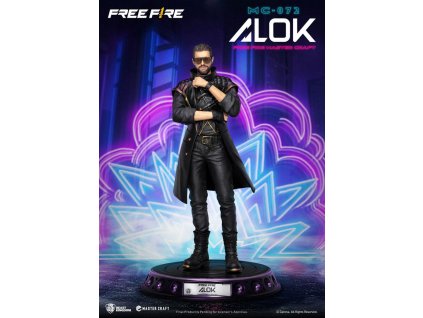 Free Fire Master Craft Statue Alok 40 cm