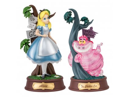 Alice in Wonderland Mini Diorama Stage Statues 2-pack Candy Color Special Edition 10 cm