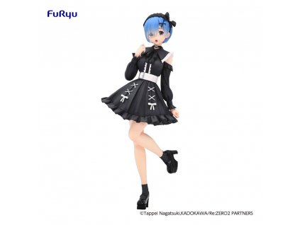 Re:Zero Starting Life in Another World Trio-Try-iT PVC Statue Rem Girly Outfit Black 21 cm