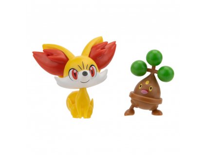 Pokémon Battle Figure First Partner Set Figure 2-Pack Fennekin, Bonsly 5 cm