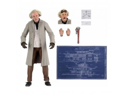 Back to the Future Action Figure Ultimate Doc Brown 18 cm