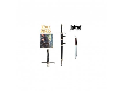 Lord of the Rings Replica 1/1 Sheath with Dagger for the Strider Sword