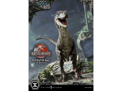 Jurassic Park III Legacy Museum Collection Statue 1/6 Velociraptor Male Bonus Version 40 cm