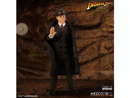 Indiana Jones Action Figure 1/12 Major Toht and Ark of the Covenant Deluxe Boxed Set 16 cm