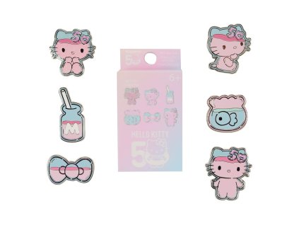 Hello Kitty by Loungefly Enamel Pins Clear and Cute Blind Box Assortment (12)