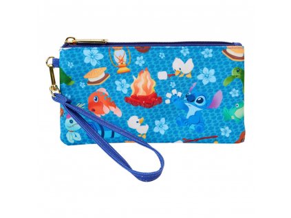 Disney by Loungefly Wallet Lilo & Stitch Camping Cuties AOP Wristlet