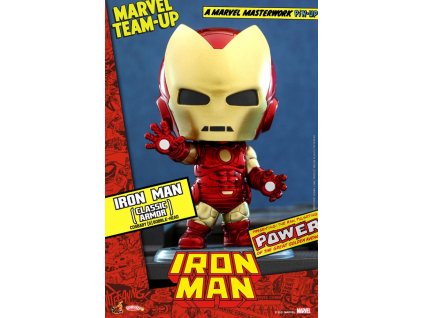 Marvel Comics Cosbaby (S) Mini figura Iron Man (Klasická zbroj) 10 cm