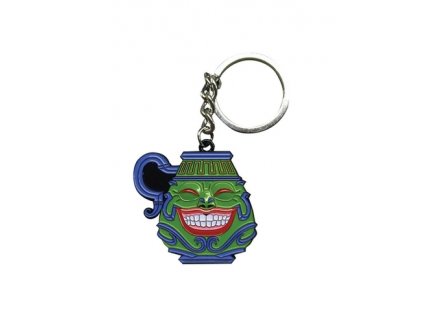 yu gi oh metal keychain pot of greed limited edition