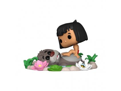 Figurky Baloo & Mowgli z Kniha džunglí POP Moments Vinyl 11 cm