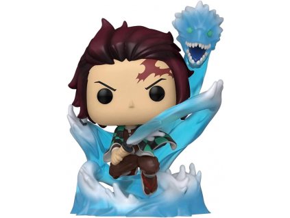 Demon Slayer: Kimetsu no Yaiba POP! Animace Vinylové figurky Tanjro s drakem (GW / TRL) 9 cm