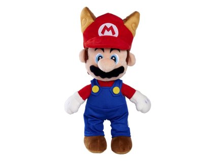 Super Mario plyšová figurka Tanuki Mario 30 cm