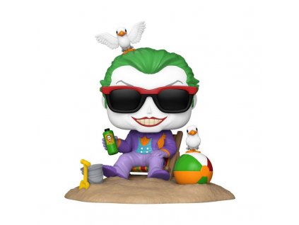 Batman 85.výročí POP! Deluxe Vinyl Figurka Joker (Pláž) 9 cm
