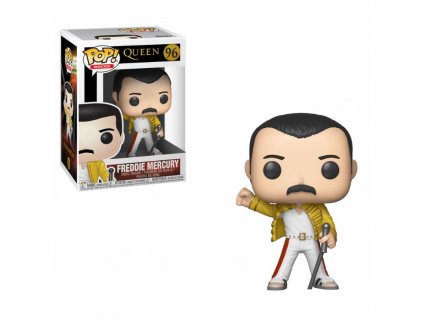Queen POP! Rocks vinylová figurka Freddie Mercury Wembley 1986 9 cm