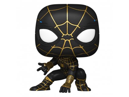 Spider-Man: No Way Home POP! Vinylová Figurka Spider-Man (Černo-Zlatý Oblek) 9 cm