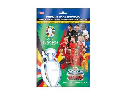 UEFA EURO 2024 Obchodní karty Mega Startovací balíček *Německá edice*