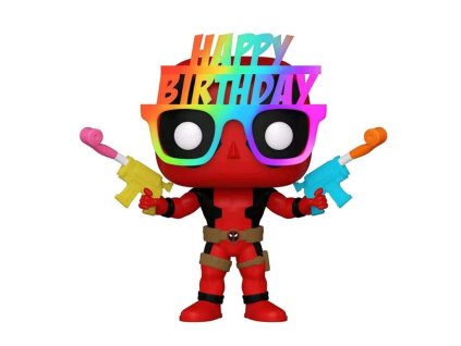 Deadpool POP! Marvel Vinylová figurka 30. narozeniny Deadpool s brýlemi 9 cm
