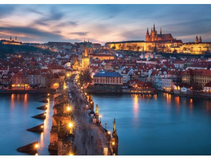 Česká kolekce: Praha v noci 1000 dílků