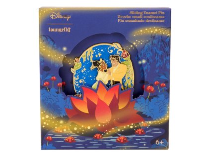 Princezna a žabák od Loungefly Enamel 3" kolíky 15. výročí 3" Limitovaná edice 8 cm