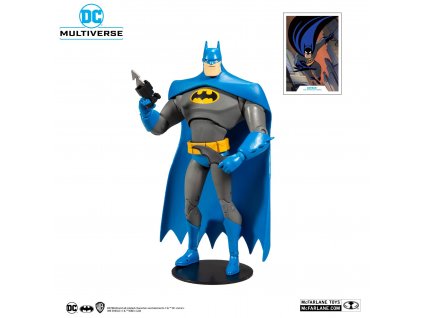 dc multiverse animated action figure animated batman variant blue gray 18 cm 0