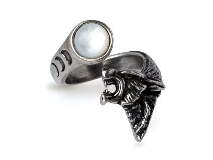 Prsten Vlk vyjící na měsíc