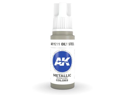 AK Interactive: General Series - Metallic Oily Steel