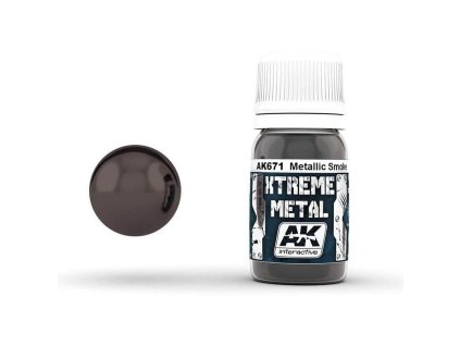 AK Interactive: Xtreme Metal - Smoke Metallic