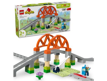 DUPLO® LEGO® Železniční most a koleje – rozšiřující sada (10426)