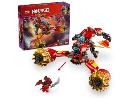 NINJAGO LEGO® Kaiův bouřný jezdec a robot (71830)
