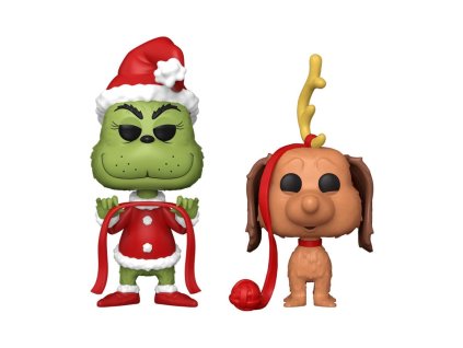 Grinch (Výročí) POP! Knihy Postavičky z Vinylu 2-Pack Grinch s Maxem 9 cm