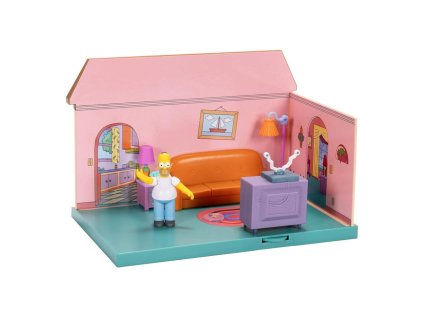 Mini herní set s postavičkami Simpsonovi - Obývací pokoj