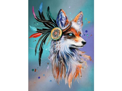 Fantasy liška 1000 dílků