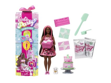 BARBIE PARTY REVEAL BARBIE - RŮŽOVÁ