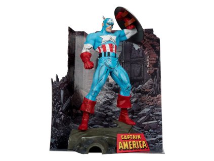 Marvel PVC Socha 1/6 Kapitán Amerika (The Amazing Spider-Man #323) 28 cm