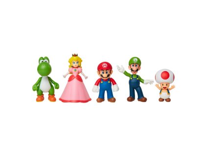 Exkluzivní sada 5 kusů figurek Super Mario & Friends ze světa Nintendo
