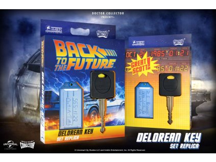 Replika 1/1 klíče DeLorean Zpět do budoucnosti