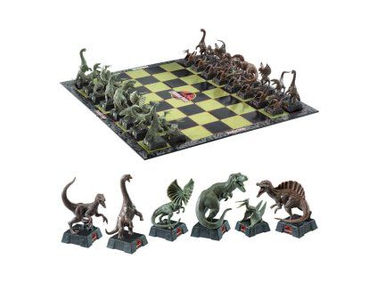 Jurassic Park - Dinosaurs Chess Set - šachy