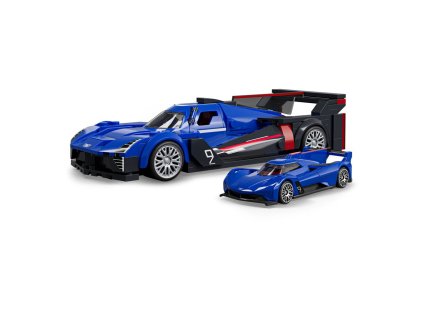 Mattel Brick Shop Hot Wheels Speed Series stavební set 1/32 Cadillac Project GTP Hypercar