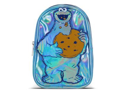 Sesame Street Mini batoh Cookie Monster Shiny