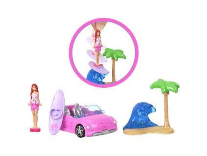 BRB MINI BARBIELAND DOPRAVNÍ PROSTŘEDKY - PLÁŽOVÝ KABRIOLET