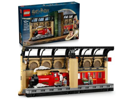 Harry Potter™ LEGO® Knižní zarážka: Spěšný vlak do Bradavic (76450)