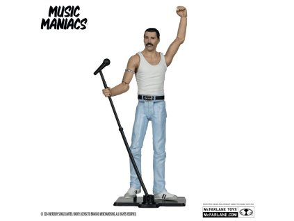 Music Maniacs Rock Action Figure Freddy Mercury 15 cm