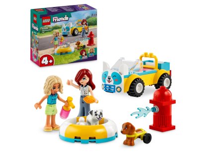 Friends LEGO® Pojízdný psí salón (42635)