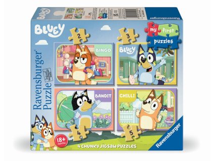 Moje první puzzle Bluey 2/3/4/5 dílků