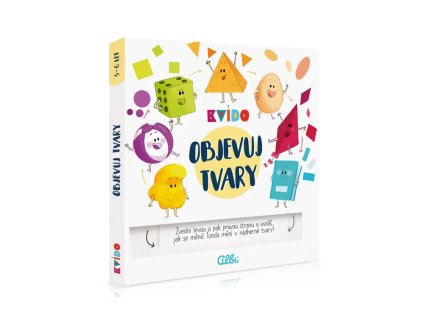 Kvído - Objevuj tvary - kniha pro předškoláky